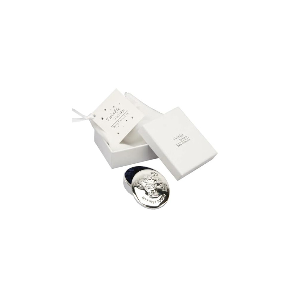 Twinkle Twinkle Plated My First Tooth Box By Widdop Bingham Silver Widdop And Co