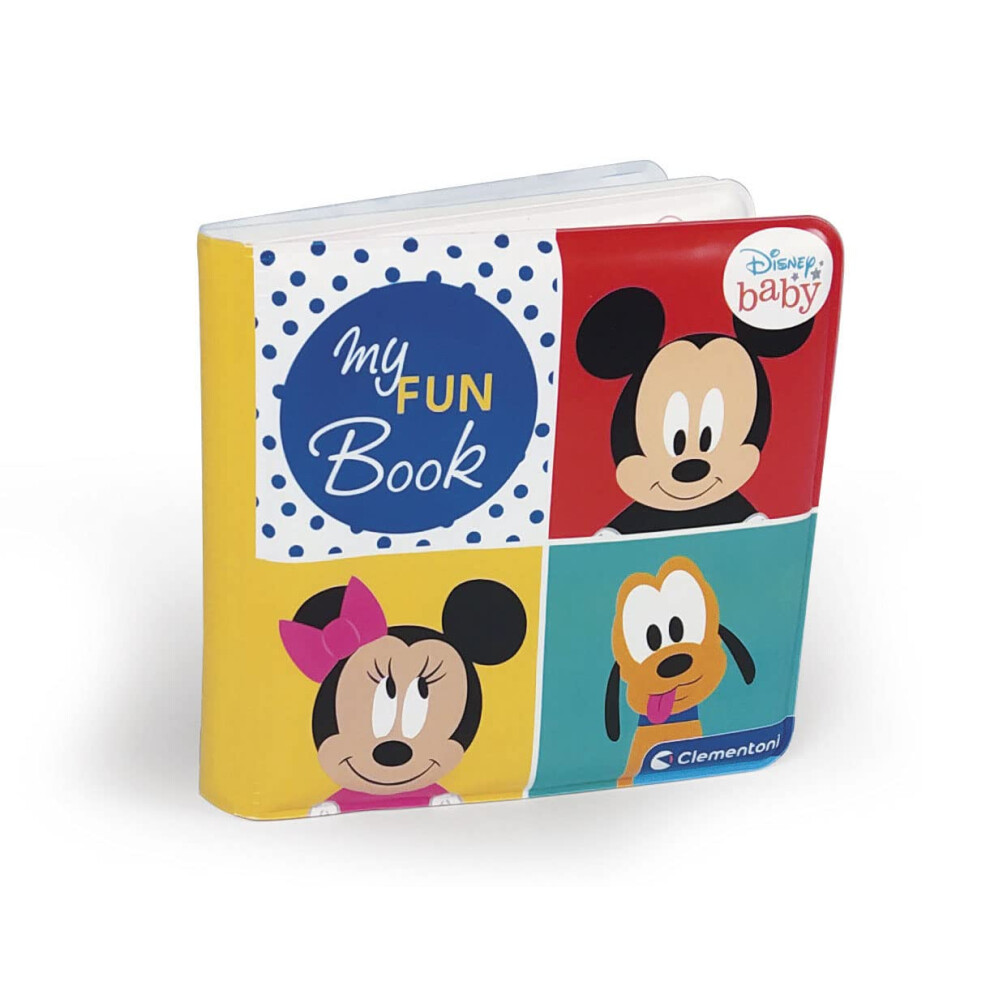 Clementoni 17720 Mi Divertido Fun Disney Baby Books 6 Months, Early Years, Infant, New Born Toys Gift, Multicolour, Medio