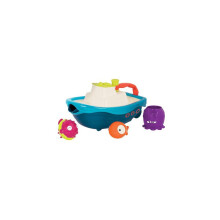 B. toys - Off the Hook - Barchetta da Gioco Acqua per Bagno e Spiaggia con Giocattoli Squeezabili