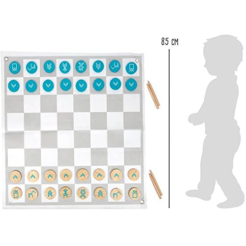 Gioco da tavolo - SMALL FOOT - Dama e scacchi Attivi - Multicolore - Esterno - 37 pezzi 2