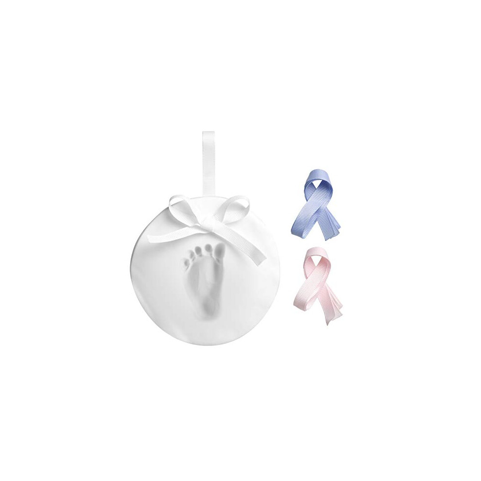 Pearhead Babyprints Baby Handprint Or Footprint No Bake Keepsake Ornament, Excellent Mothers Day, Christening Or Baptism Gift, Gift For New Mum, 50020