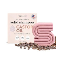 Kitsch, Nourishing Solid Shampoo Bar, Castor Oil, Sugared Amber & Shea, 3,2 oz (91 g)