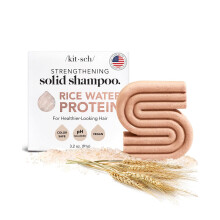Kitsch, Stärkender Fester Shampoo-Riegel, Reiswasser Protein, Weißer Tee & Mandarine, 1 Riegel, 3,2 oz (91 g)