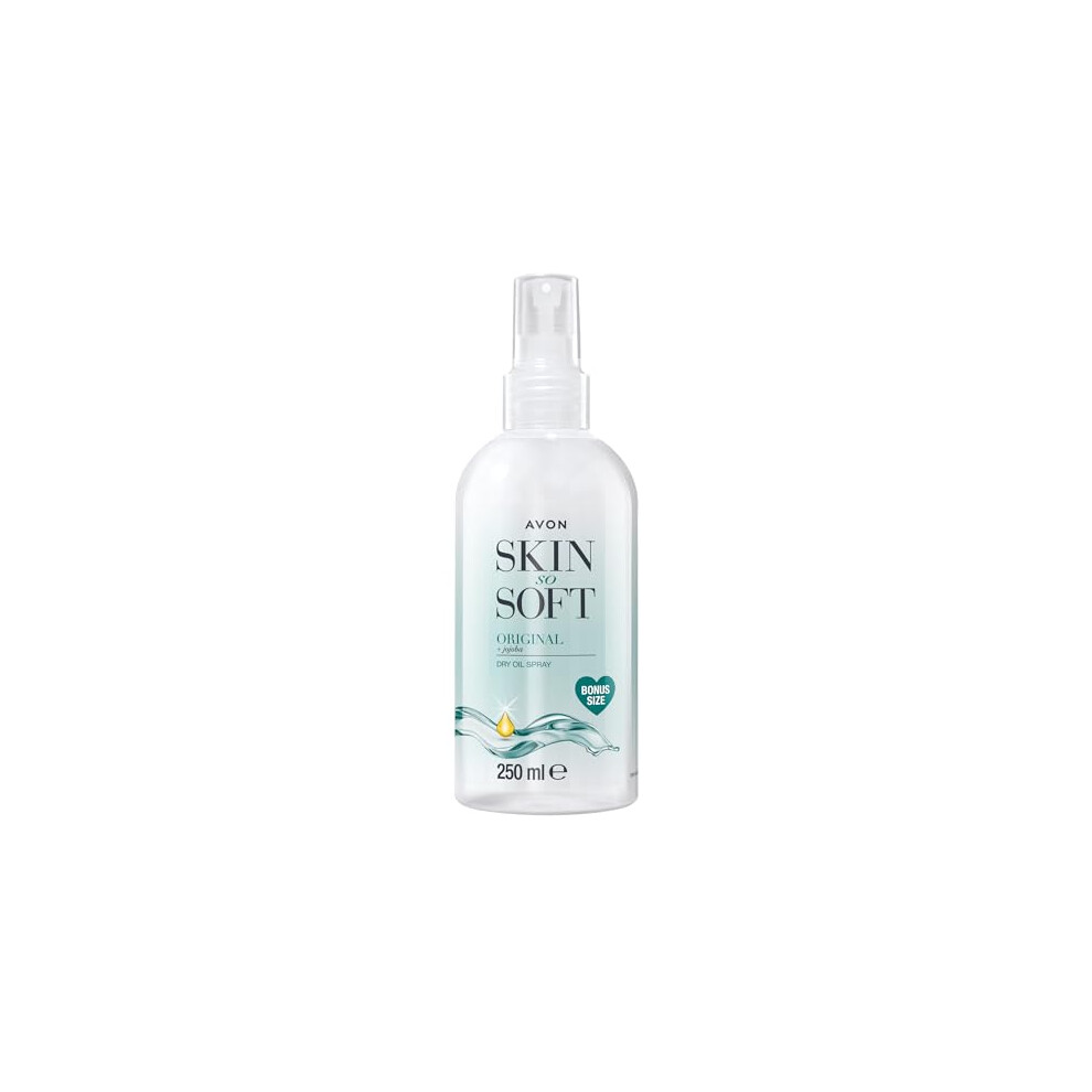 Skin So Soft Dry Oil Spray 250ml | Locks in Moisture | Formulated with Jojoba Oil and Vitamin E | Quick Dry Formula | Cruelty Free