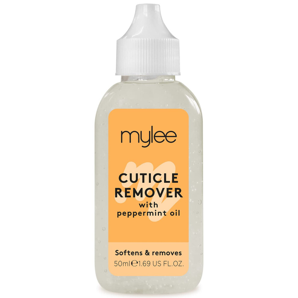 Cuticle Remover Gel with Peppermint Oil 50ml - Softens and Moisturises Cuticles, Removes Dead Skin