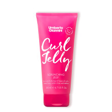 Umberto Giannini Curl Jelly Scrunching Jelly Vegan & Cruelty Free Frizz Solution Gel for Curly or Wavy Hair 200 ml