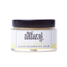 The Natural Deodorant Co, Clean Deodorant Balm Zitrone & Geranie 55g, Aluminiumfrei, Plastikfrei, Tagesschutz
