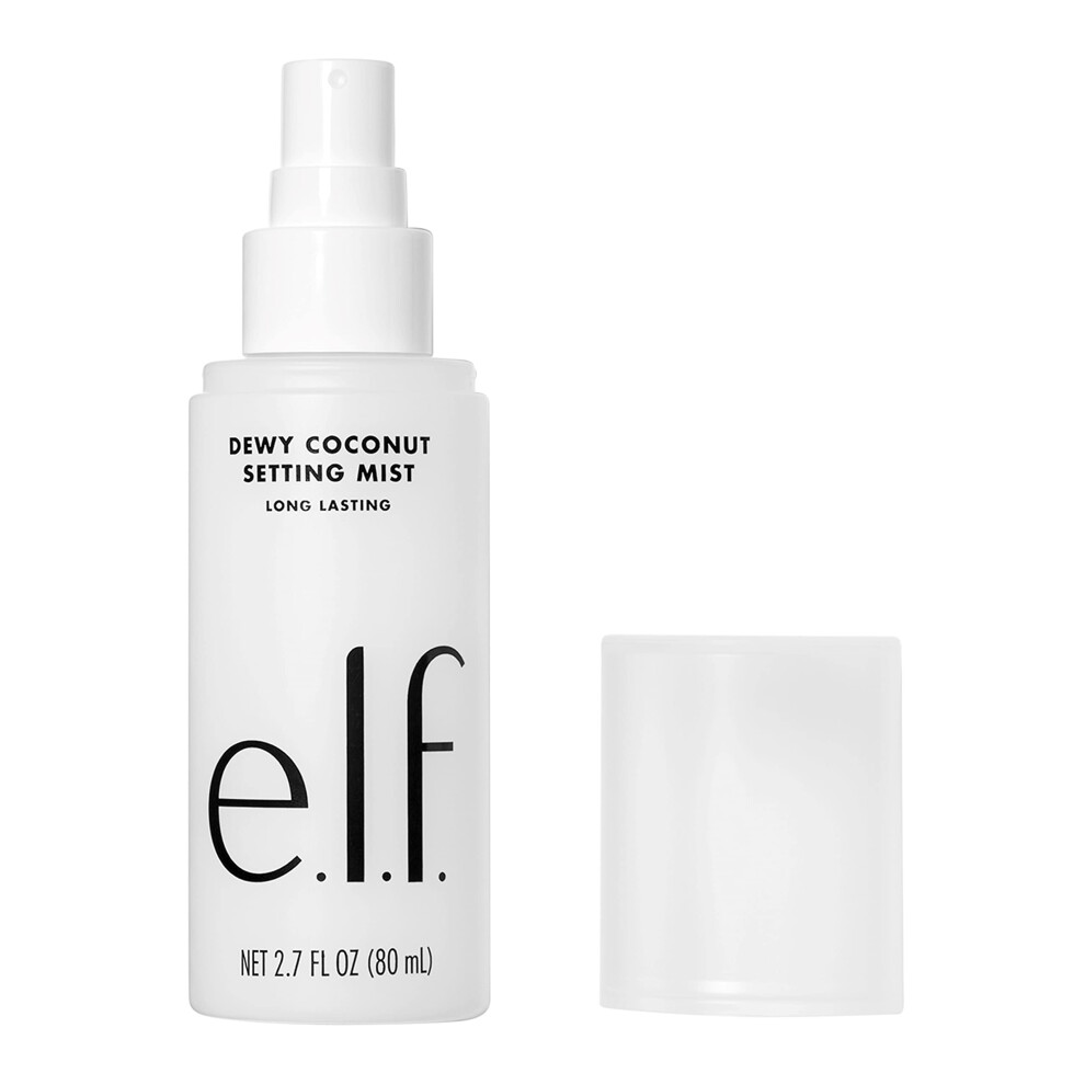 E.l.f. Dewy Coconut Setting Mist, Makeup Setting Spray, Hydrates & Conditions Skin, 2.7 Fl Oz (80Ml)