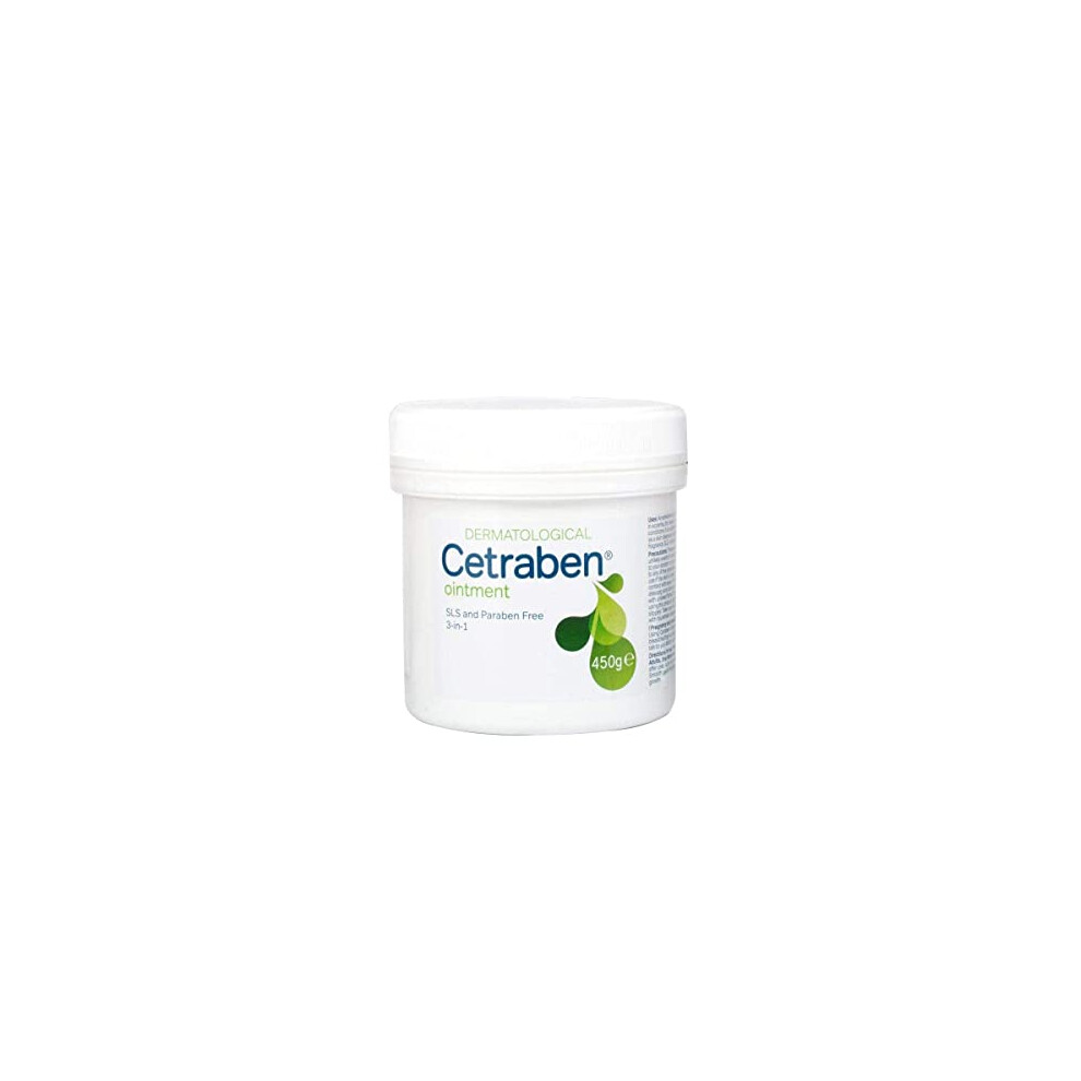 Cetraben Light/White Ointment Liquid Paraffin. Soft Paraffin 450G (Pack Of 1)