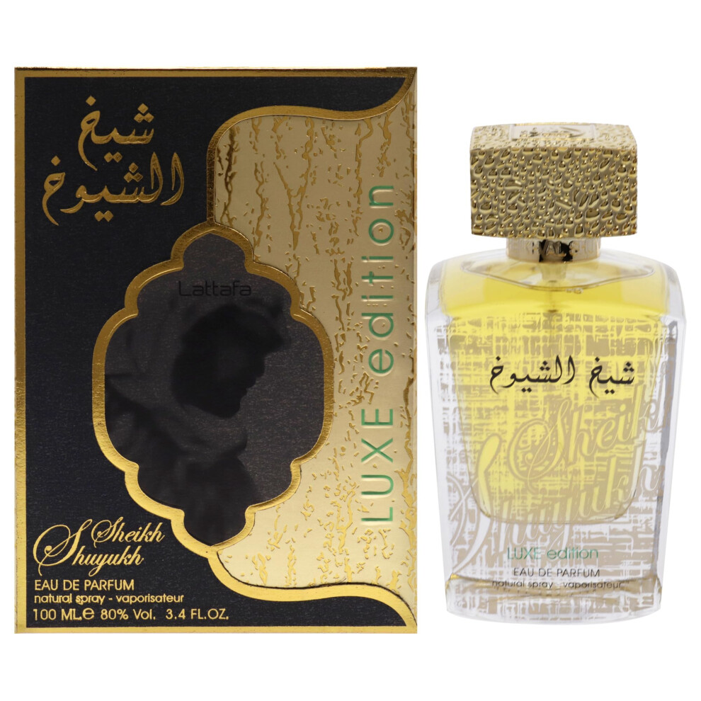 Sheikh Al Shuyuk Luxe Edition by Lattafa for Women - 3.4 oz EDP Spray