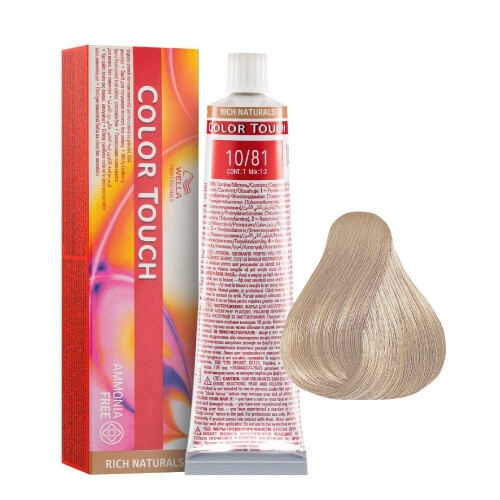 Wella Color Touch Semipermanent Haircolor, Number 10/81