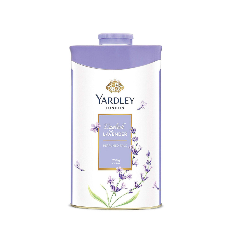 Yardley London English Perfumed Deodorizing Talc Talcum Powder 100Gm Lavender
