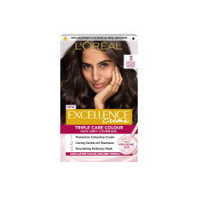 L'Oréal Paris Excellence Crème Permanent Hair Dye, Radiant At-Home Hair Colour with up to 100% Grey Coverage, Pro-Keratin, Up to 8 Weeks of Colour,