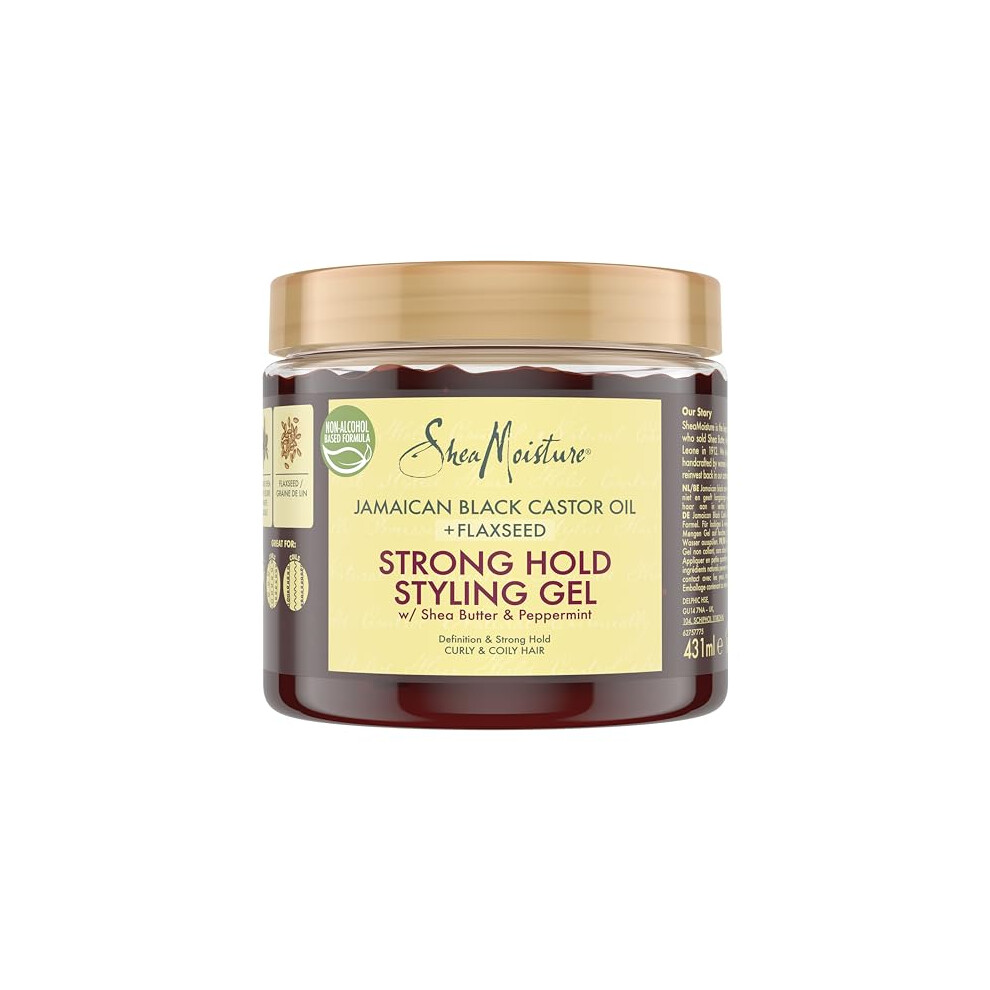 SheaMoisture Jamaican Black Castor Oil Strong Hold Styling Gel 431 ml