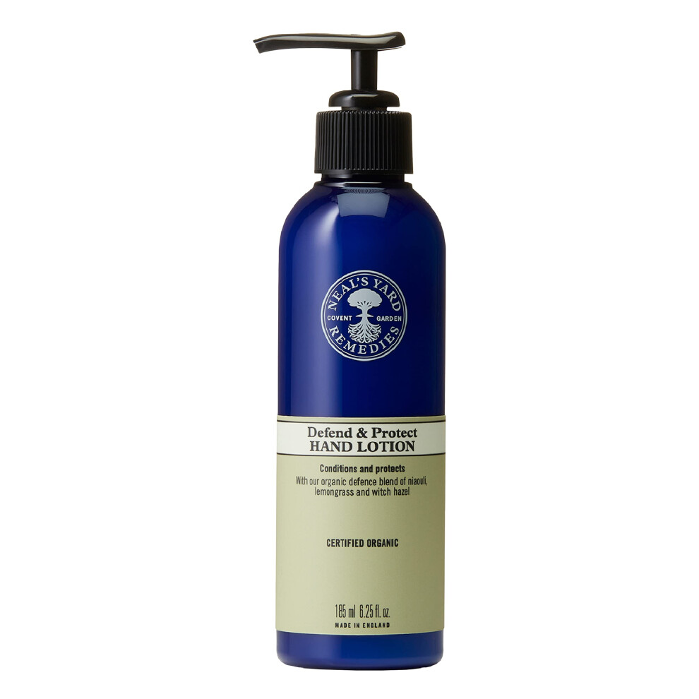 Neal's Yard Remedies Defend And Protect Hand Lotion | Conditions For Beautifully Soft Skin | 185Ml