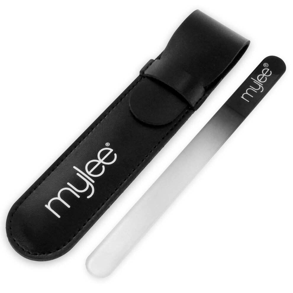 Crystal Nail File with Case – Hygienic and Long Lasting Professional Manicure with 5 Year Guarantee, for Salon and Home Use