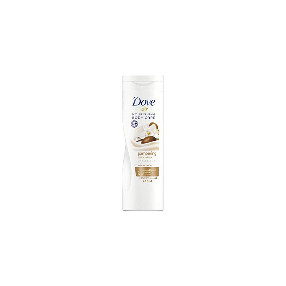 Dove Indulgent Nourishment Body Lotion With Shea Butter For Dry Skin 400Ml