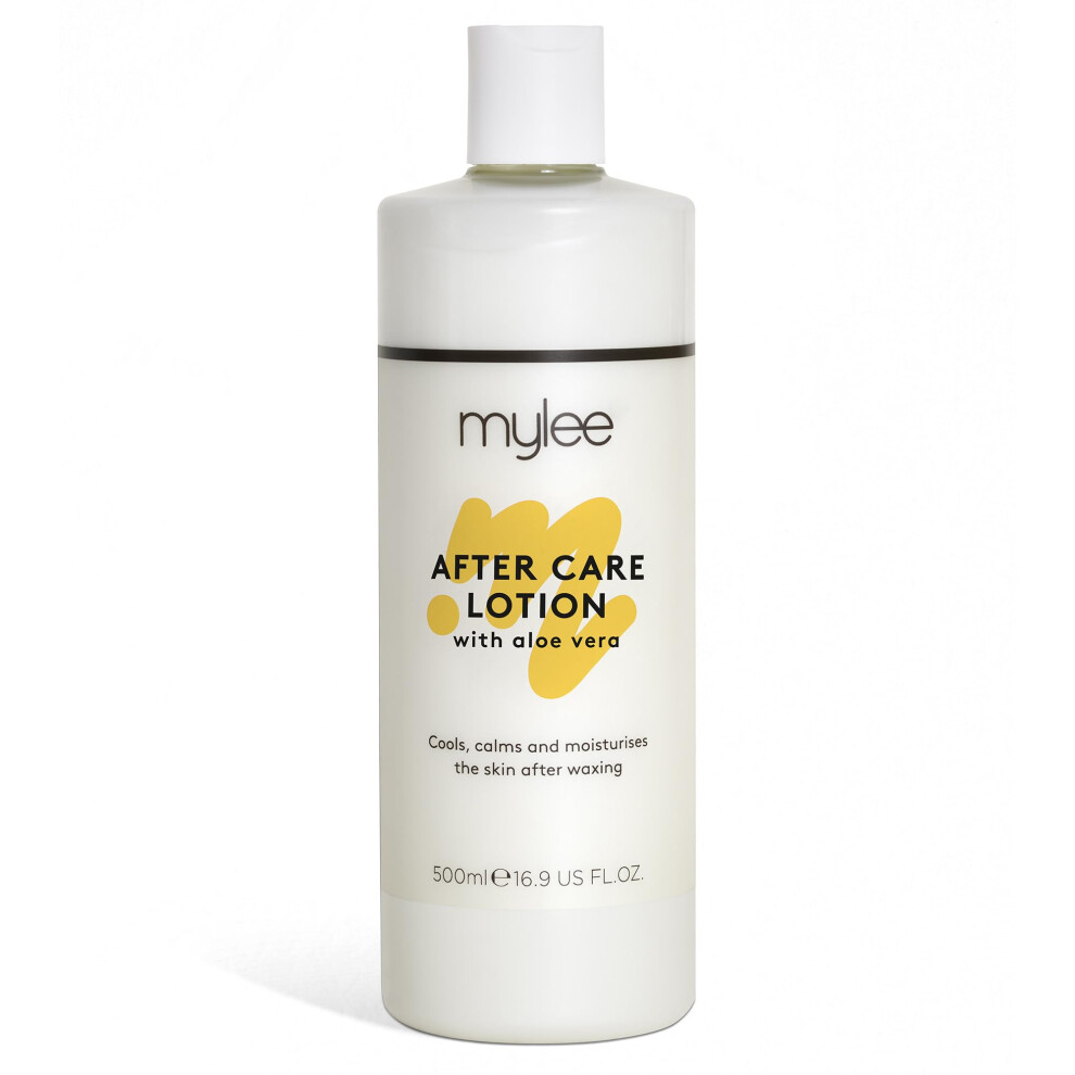 After Care Post Depilatory Skin Moisturiser for Smooth Skin, Enriched with Aloe Vera, Calming and Soothing Lotion (500ml)