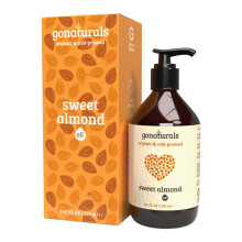 Organic Sweet Almond Oil - 250ml - Sweet Almond Oil for Skin & Sweet Almond Oil for Hair - Organic Almond Oil - Almond Oil Organic - Almond Oil for
