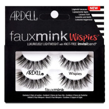 Ardell Faux Mink Wispies valse wimpers licht volume korte lengte veganistische 2 paren (pakket van 1)