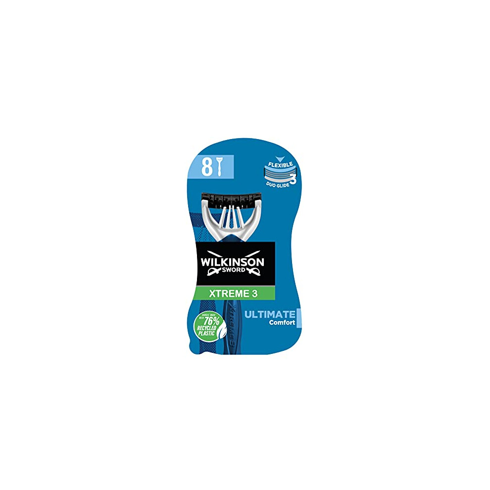 - Xtreme 3 For Men | Ultimate Comfort | 8 x Disposable Razors