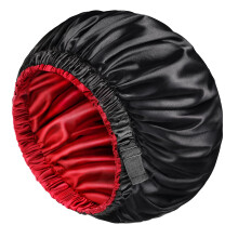 Satin Bonnet for Men and Women, Reversible Double Layer Sleeping Bonnet for Hair Braids with Anti-slip Adjustable Elastic Band Super Soft (XL,