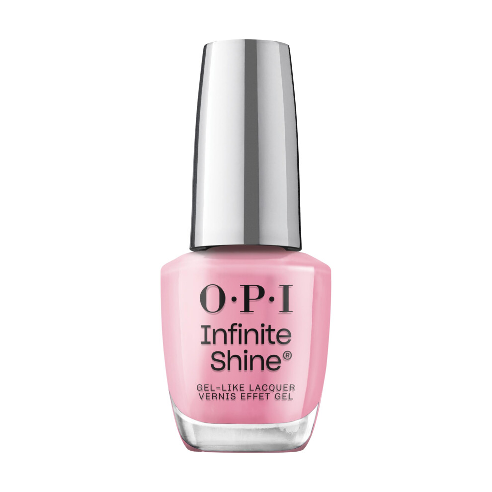 Opi Nail Polish, Infinite Shine Long-Wear System, 2Nd Step, Gel-Like Nail Varnish With No Uv Lamp Needed, Flamingo Your Own Way 15Ml