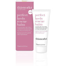 Perfect Heels, 75 ml - Natural Foot Cream Infused with Cotton Thistle, Lemon and Lavender Essential Oils - Nourishing Foot Moisturiser and Heel Balm
