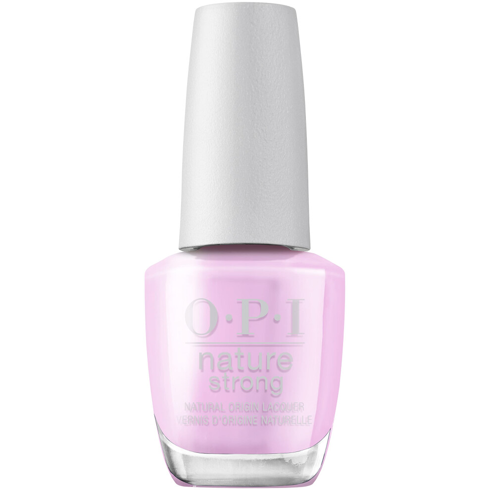 Opi Pink Nature Strong Nail Polish | Quick Dry Vegan Nail Varnish With Long-Lasting Results | Made With Natural Ingredients | Shades | Natural Mauvement |