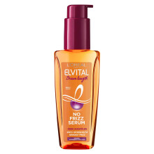 LOréal Paris Elvital - Silicone-free hair serum, heat protection for long and unruly hair, leave-in hair oil with vegetable proteins and cocoa butter