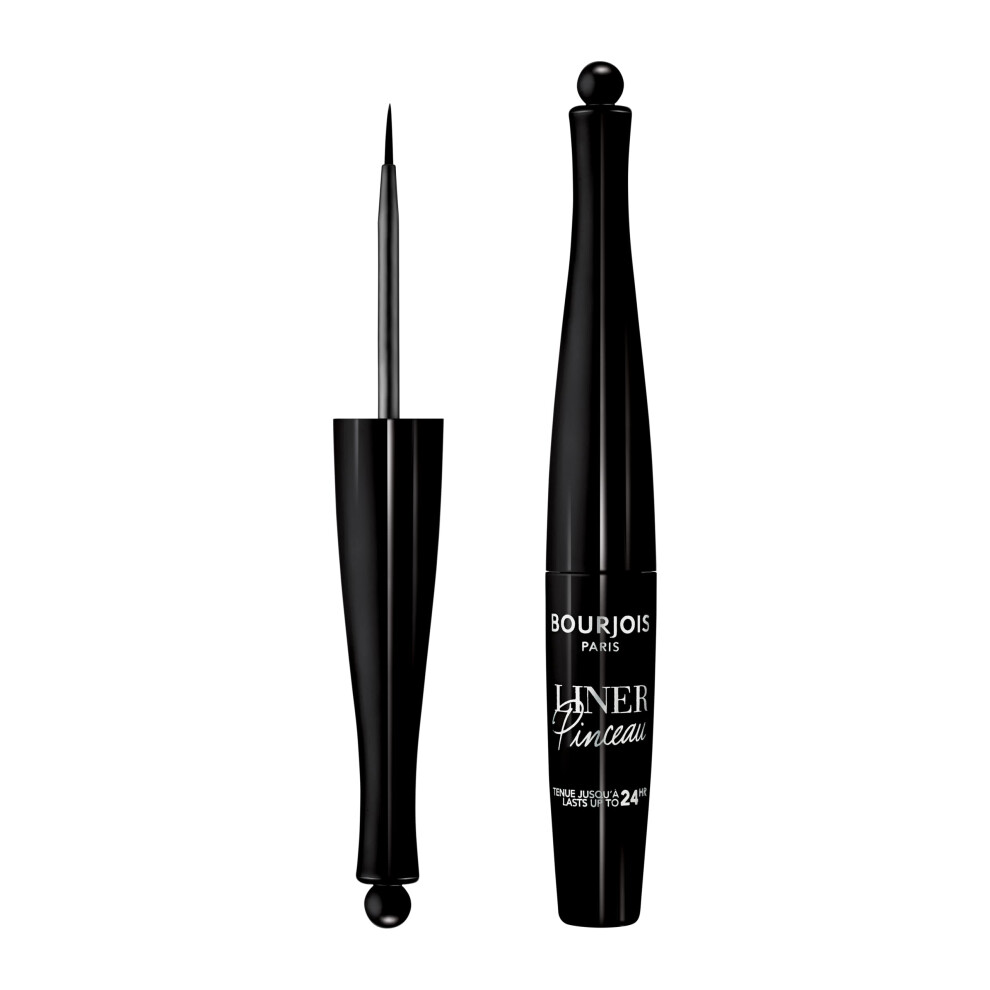 Liquid Eyeliner Liner Pinceau, Waterproof Eyeliner with Long Lasting Precise, 01 Noir Beaux-Arts