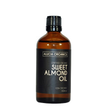 Certified Organic Sweet Almond Oil – 100% Pure Almond Oil for Face, Body & Hair – Natural, Cold-Pressed & Unrefined – Vegan & Cruelty-Free