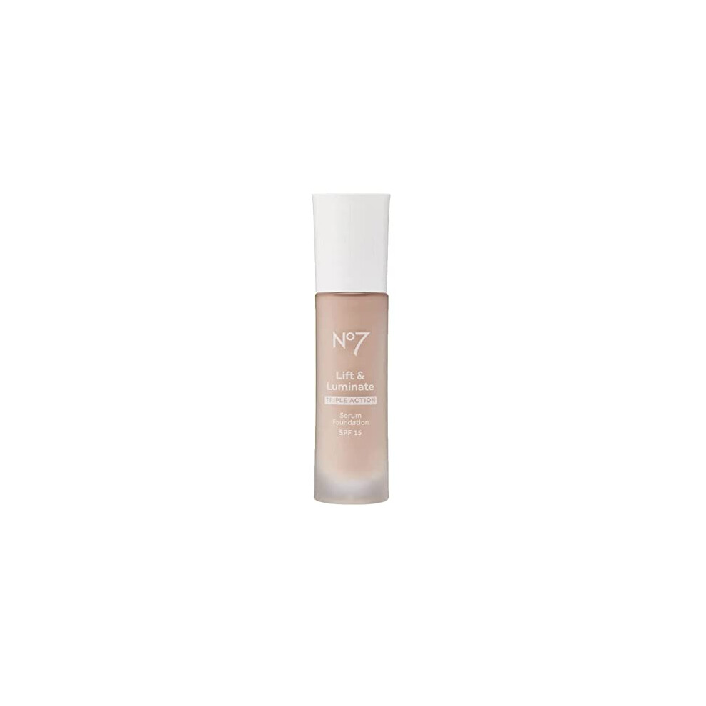 Boots No7 lift & luminate Triple action Serum foundation - Cool Vanilla - 30ml