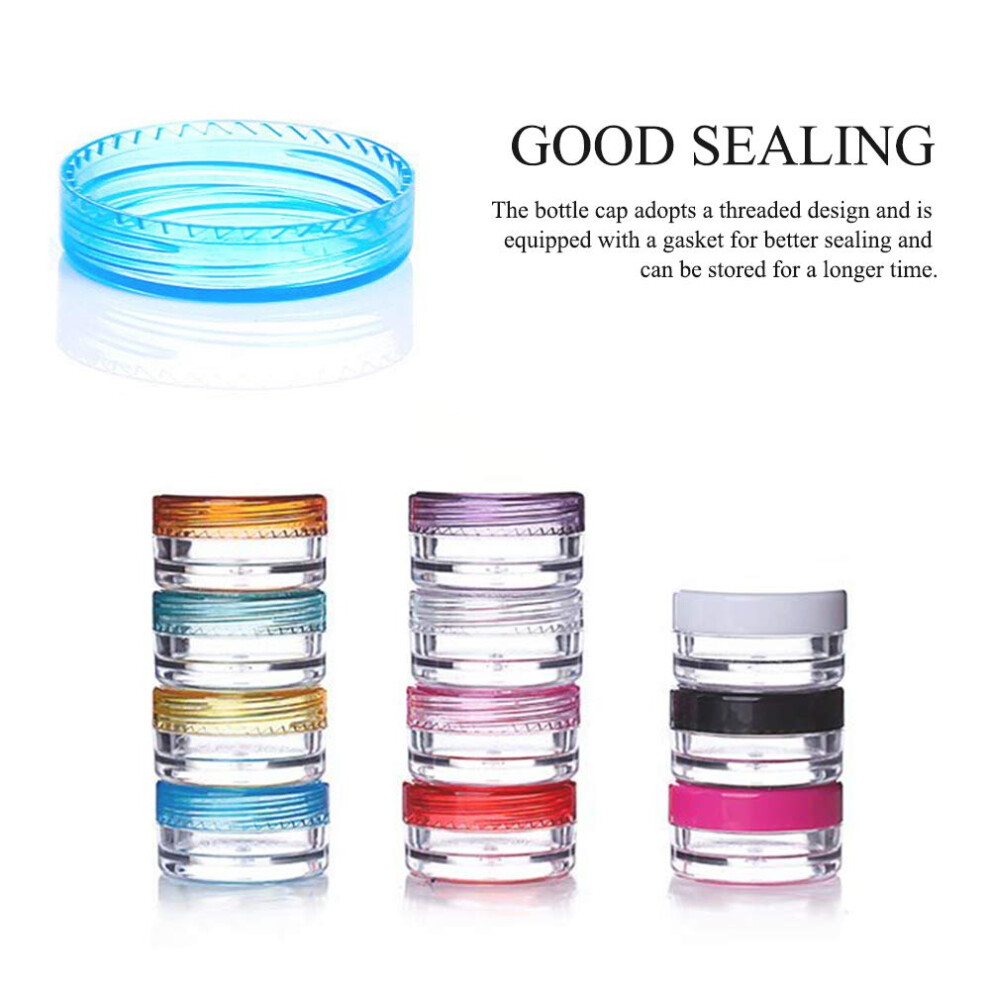 100pcs-3g-sample-pots--empty-round-cosmetic-containers-with-lid-plastic-container-pot-jars-for-creams-nail-polish-lip-balm-lip-gloss-make-up-storage