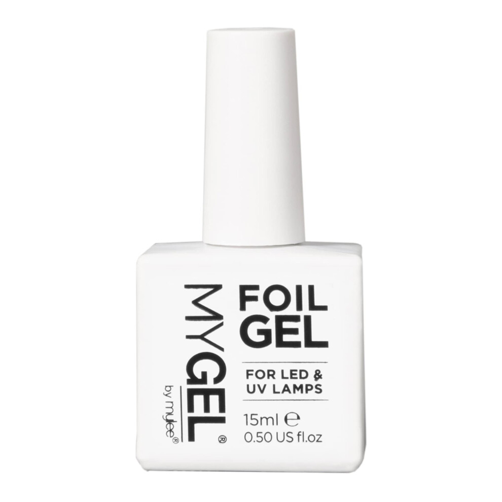 Foil Gel â Adhesive Nail Art Foil Glue Gel, UV/LED Nail Polish Coat for Nail Art Decoration, Nail Art Stickers, Foil Sticker Transfers and Nail Art