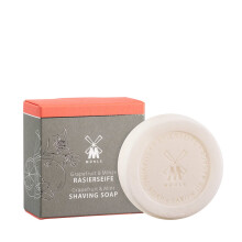 MHLE Rasierseife - Rasierseife mit Grapefruit & Minze für alle Hauttypen - Fruchtig & Belebend - 65 g
