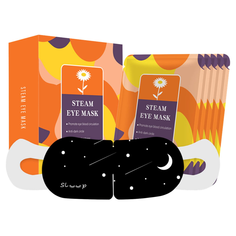 Prochosen 5 Packs Steam Eye Mask Warming Eye Mask Self Heating Eye Mask Sleep Mask Heated Eye Mask For Dry Eyes Fatigue Disposable Moist Hot Compress Eye Patch