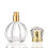 50ml Empty Glass Perfume Spray Atomiser Gold Crystal Cap Oval Bottle 2