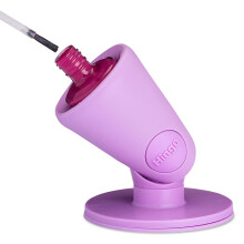 tweexy Untippable Nail Polish Holder, Fingernail Painting Tools, Anti-Spill Bottle Stand, Nail Art Pedicure & Manicure Accessories (Lilac)