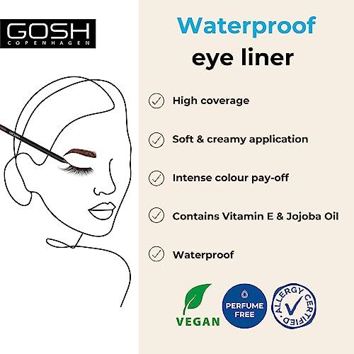 VELVET TOUCH eyeliner waterproof 017-rebellious brown 1