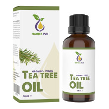 Tea Tree Oil 30ml, vegan – 100% pure tea tree essential oil from Australia – Care for blemished skin, inflammatory skin conditions, anti-pimples
