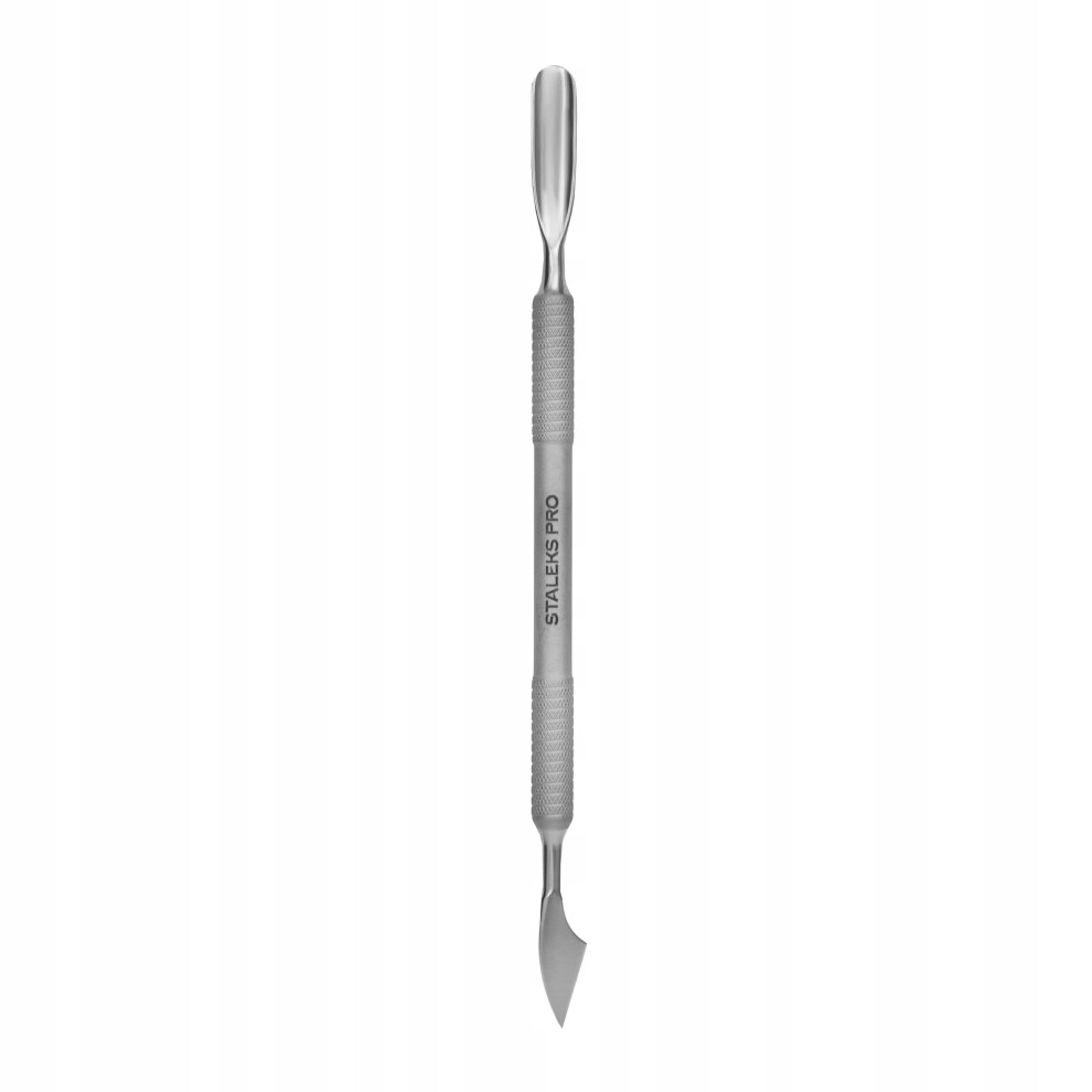 Staleks Pro Silver Smart 50 Type 2 Rounded Cuticle Pusher And Remover - Ps-50/2