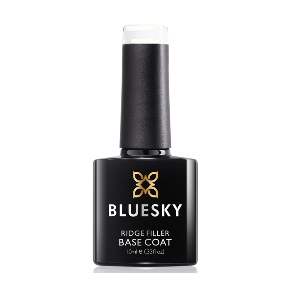 Ridge Filler Base Coat, Clear, Gel Nail Polish, Rubber Base nail levelling Gel, 10ml (Requires curing under UV/LED Light)