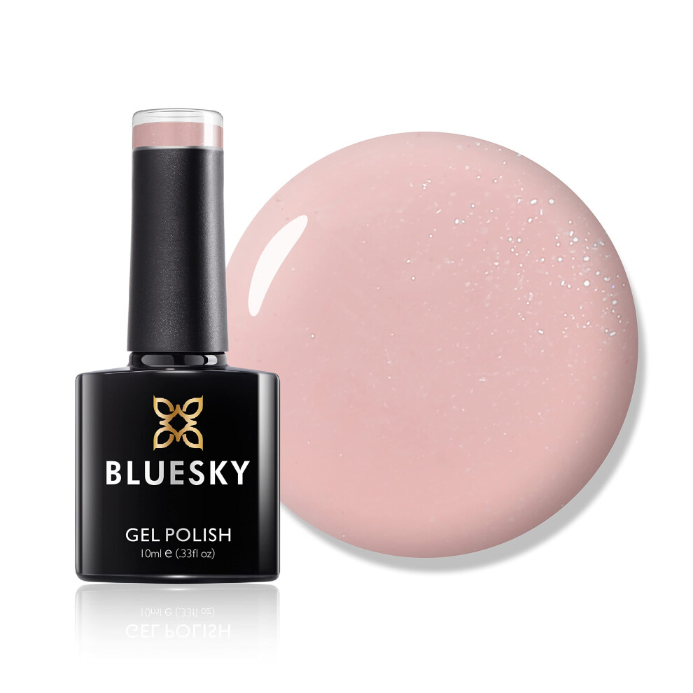 Gel Nail Polish, Iced Pink- A050, Lemonade, Pale, Pink, Long Lasting, Chip Resistant, 10 ml (Requires Curing Under UV LED Lamp)