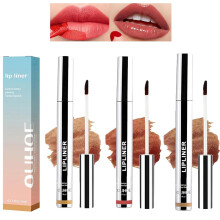 Set di Matite Labbra Staccabile 3 Colori Matita Labbra Lunga Tenuta e Pigmentata Peeling