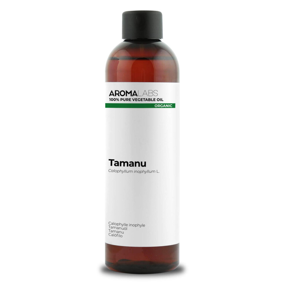 Aroma Labs Organic - Tamanu Oil - 250Ml - 100% Pure, Natural, Cold Pressed And Cosmos Certified - (French Brand)
