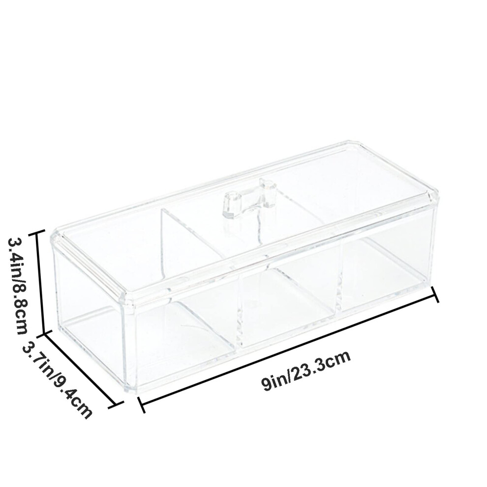 square-qtip-holder-dispenser--3-compartments-cotton-ball-holder--bathroom-canisters-for-cotton-swab--ball--cotton-pad-organizer--clear-acrylic