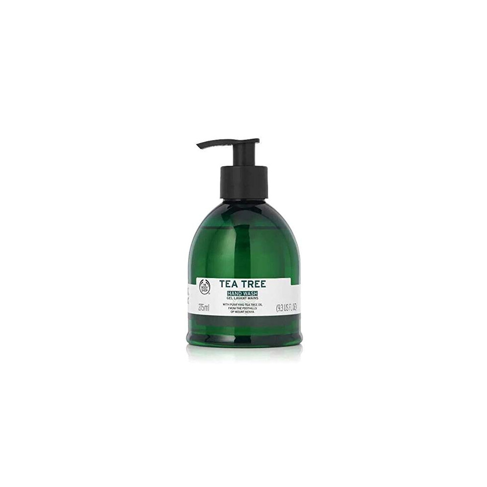 Tea Tree Vegan Anti- Bacterial Hand Wash with Purifying Tea Tree Oil Green Scent 275 ml
