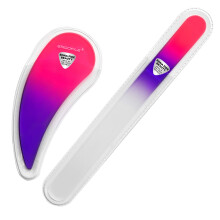 Glasnagelfil Manikyrset, 2 St Komfortgrepp Ergonomisk Drop Ergofile Tjeckisk Glas av Bona Fide Beauty