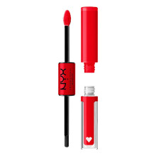 NYX Shine Loud Lip Gloss - Ultra-Pigmented, Up to 16h No-Transfer Shine in 17 Rebel in Red